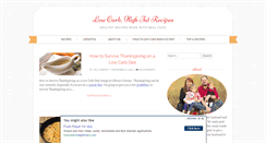 Desktop Screenshot of lowcarbhighfatrecipes.com
